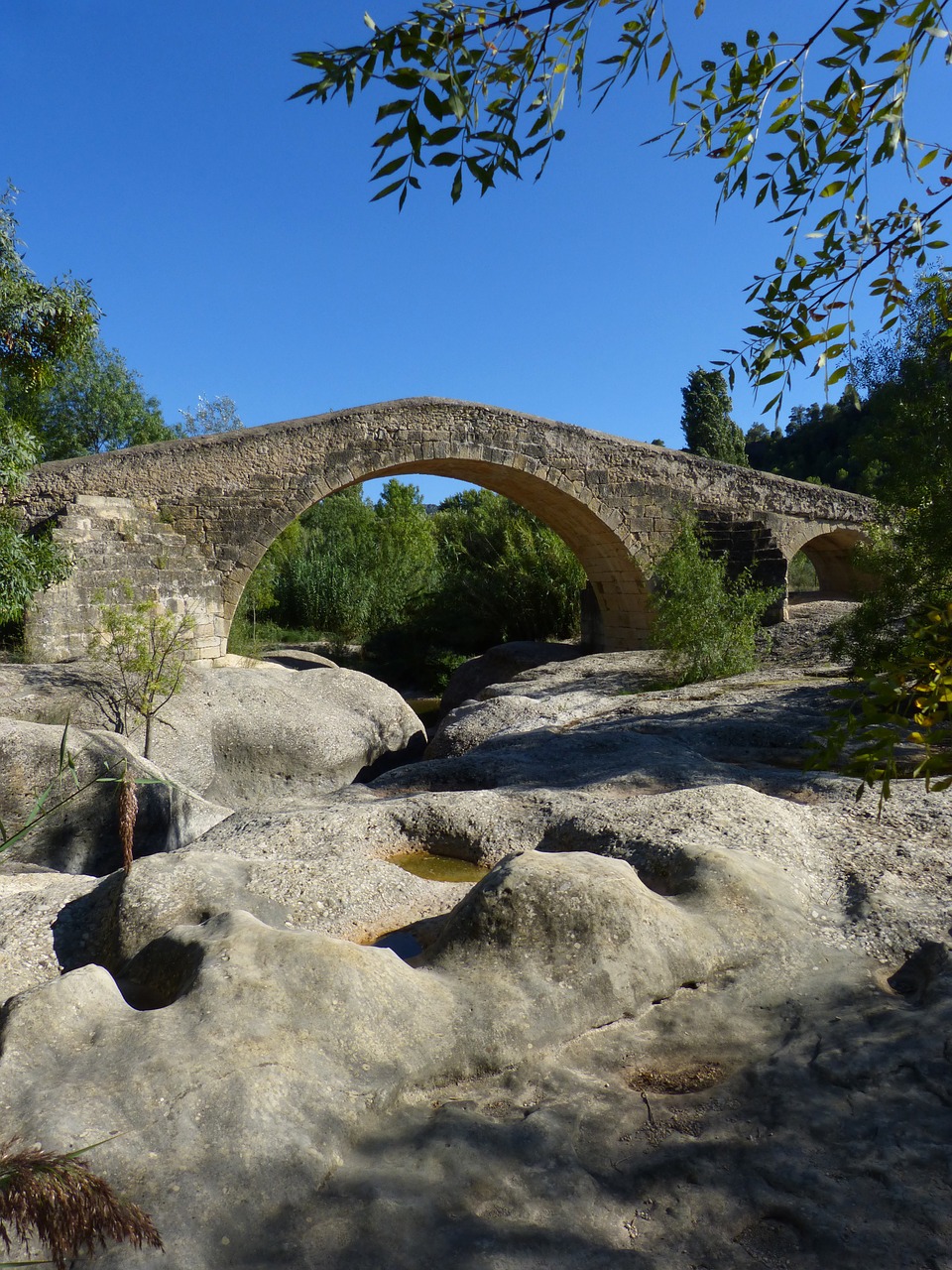 bridge medieval romanesque free photo