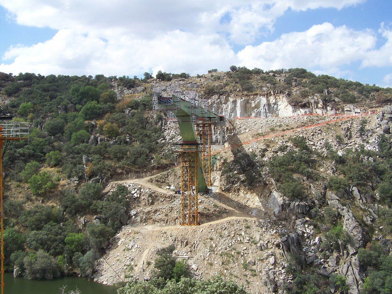 bridge work construction free photo