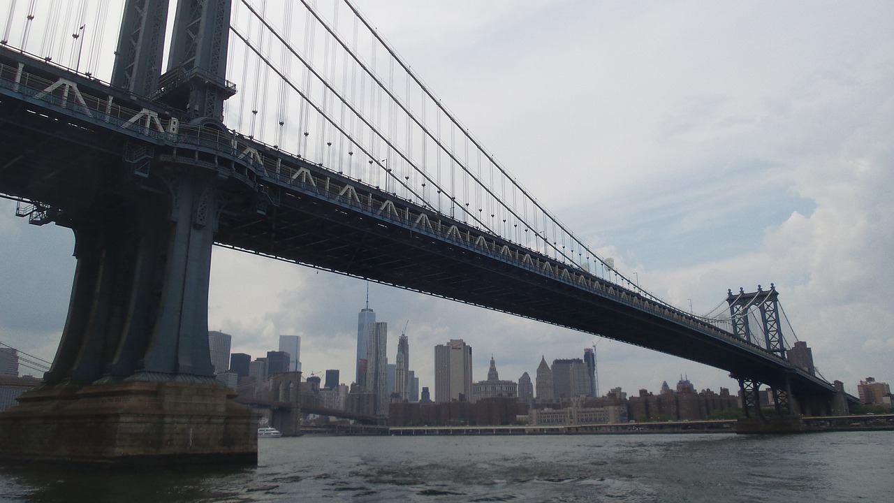 bridge development new york city free photo