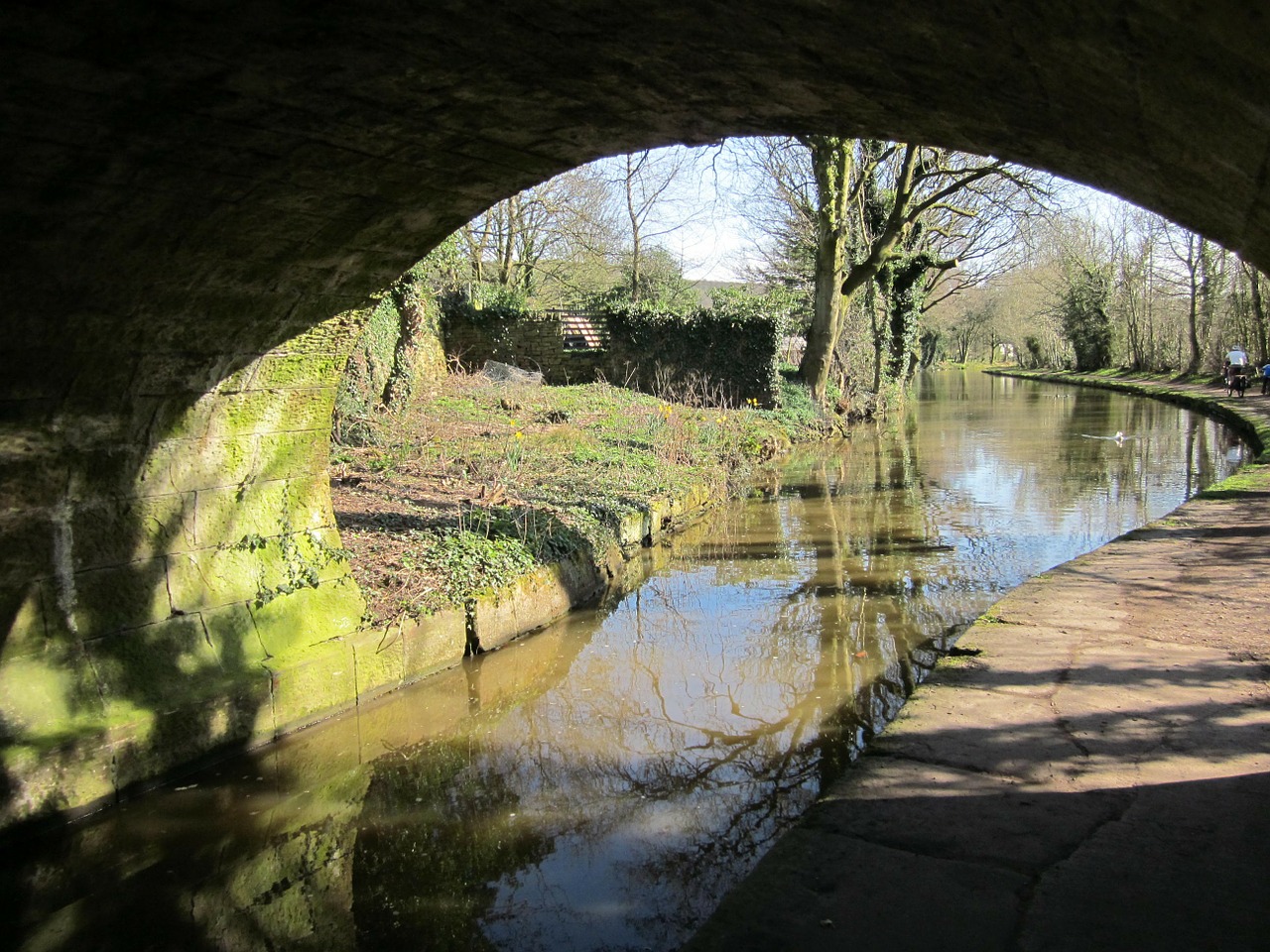 bridge water canal free photo