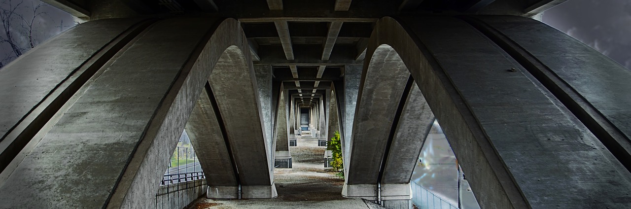 bridge feet symmetry bridge free photo