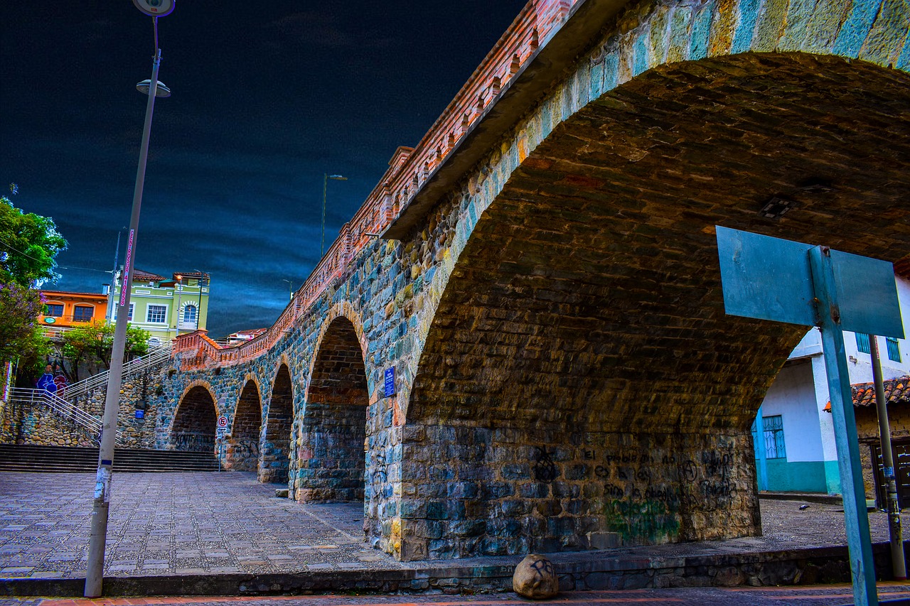 bridge of all saints  basin  ecuador free photo