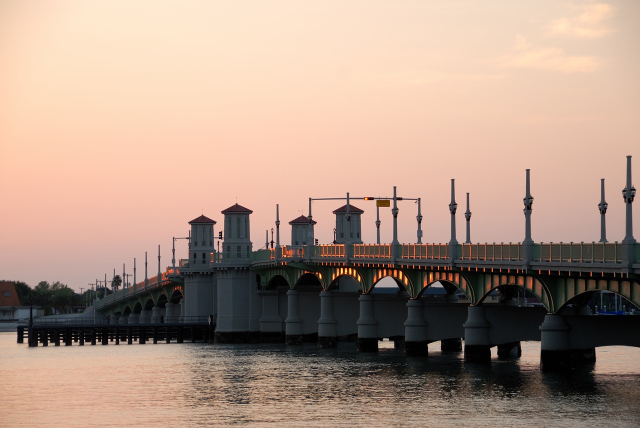 bridge of lions st augustine florida free photo