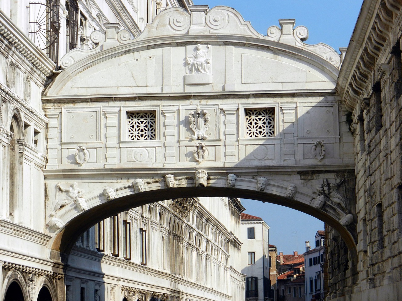 bridge of sighs venetia architecture free photo