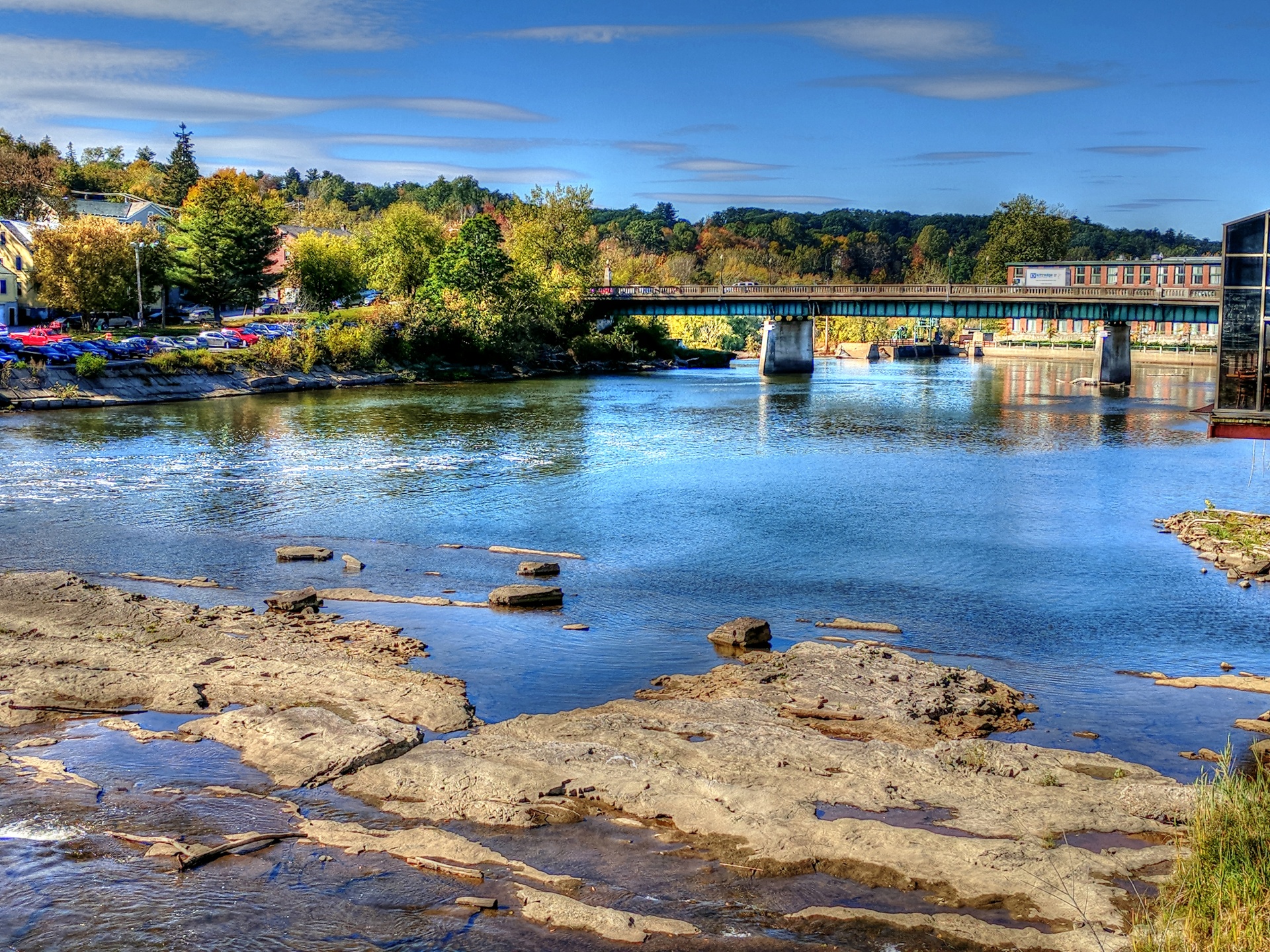 vermont winooski river free photo