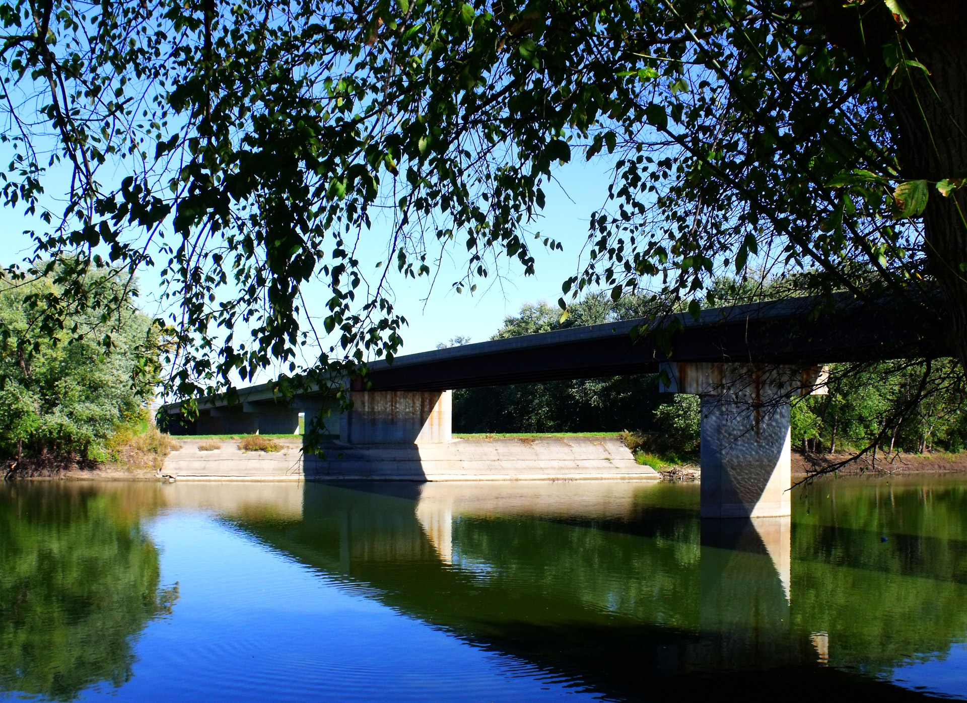 wabash river bridge free photo