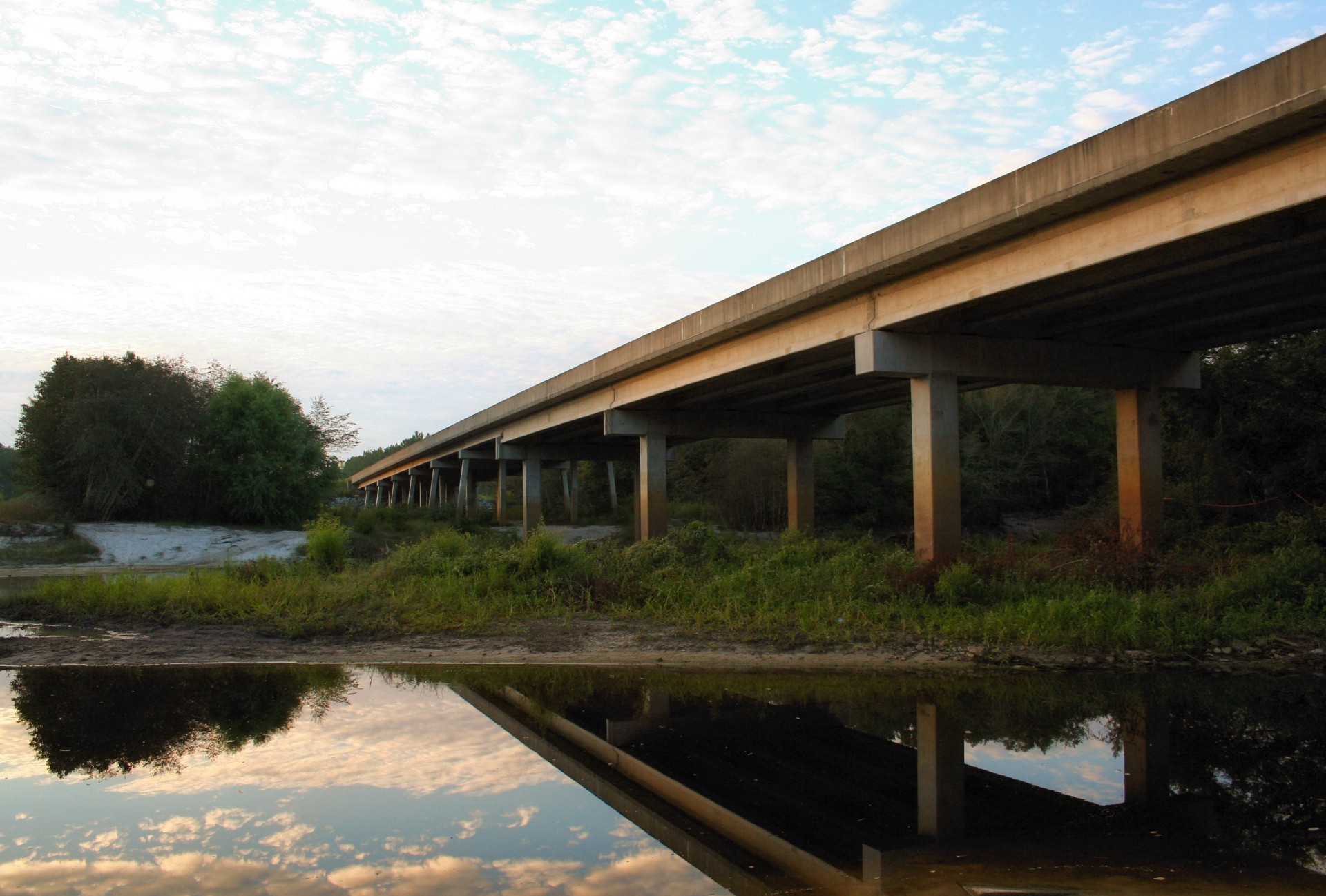 bridge water river free photo