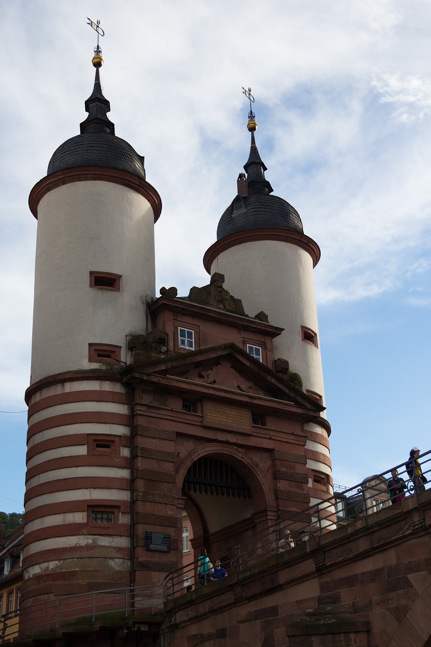 bridge port heidelberg haspeltor free photo