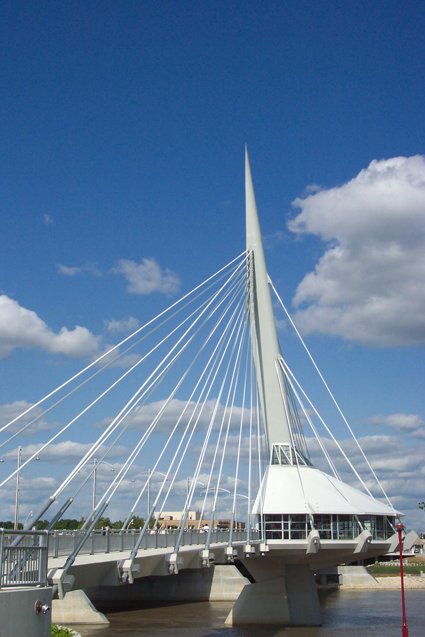 bridge structure winnipeg free photo