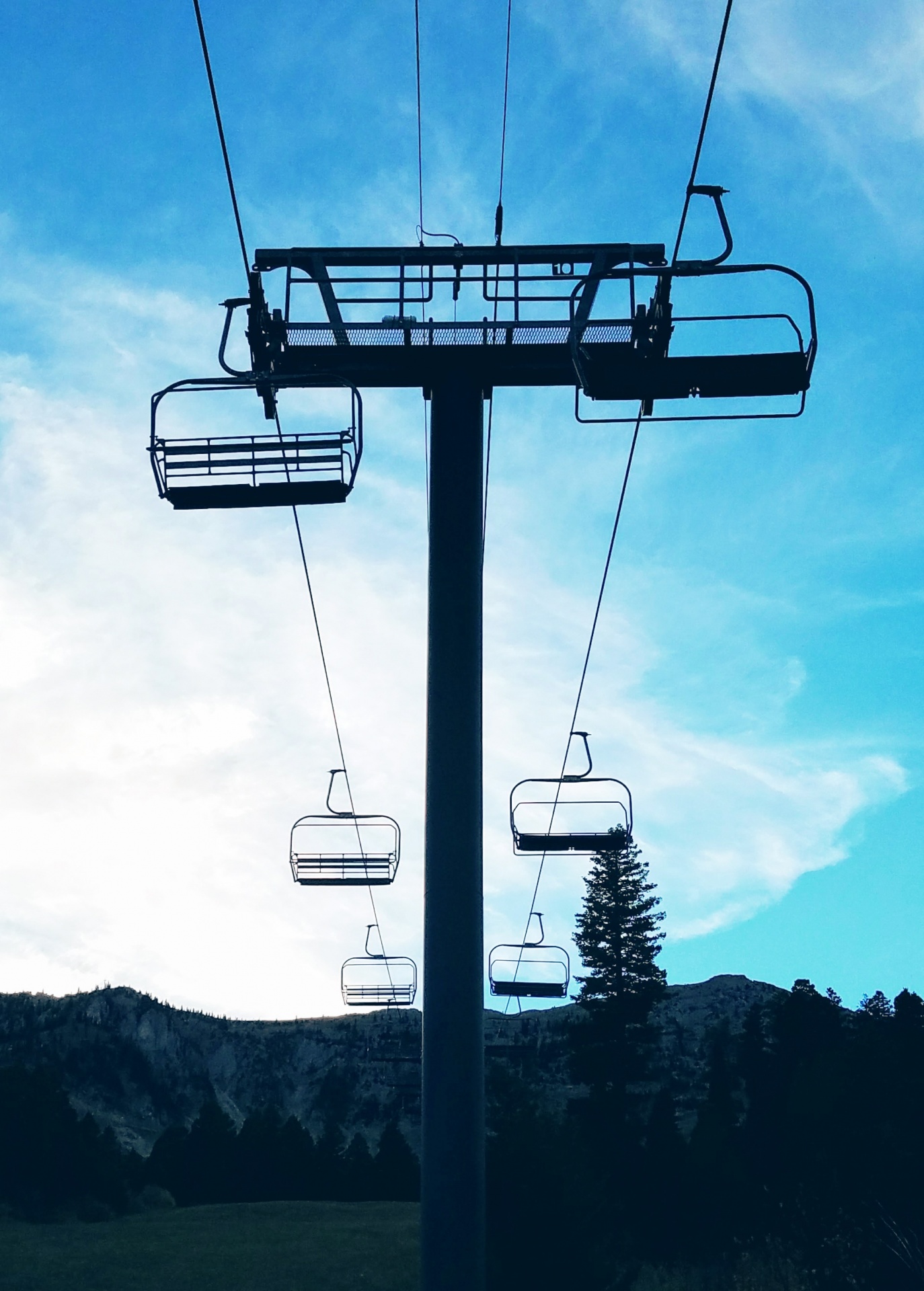 bridger bowl ski lift bozeman free photo