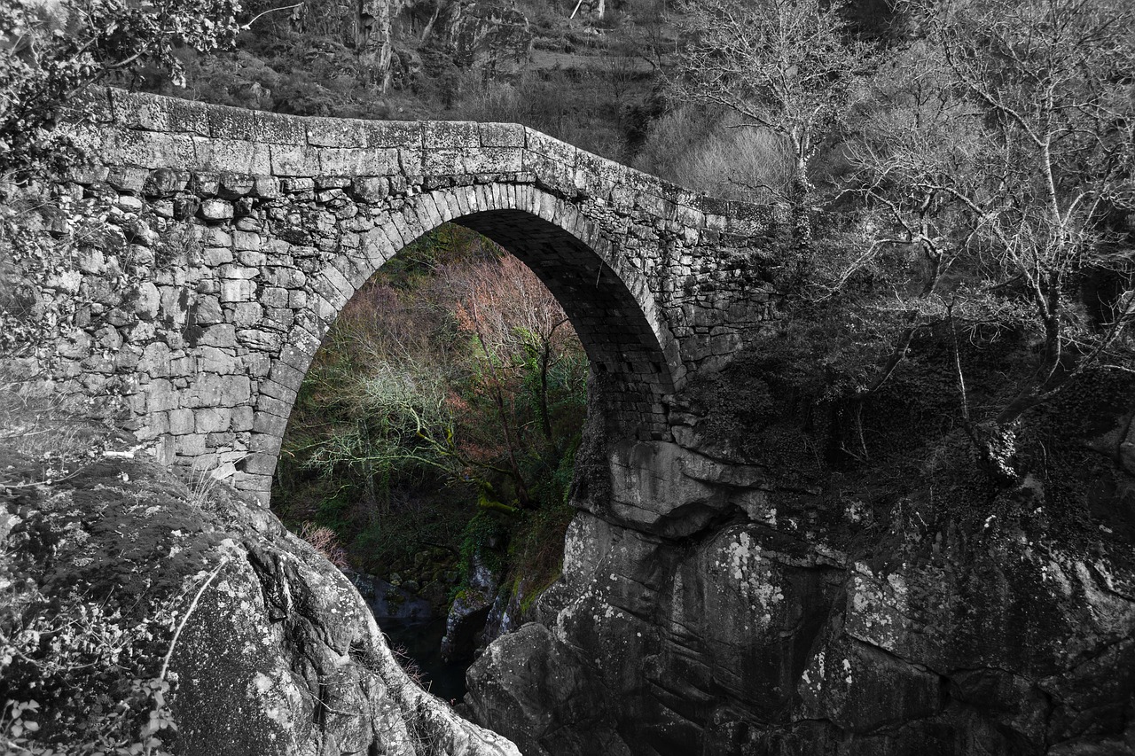 bridges mountains rio free photo