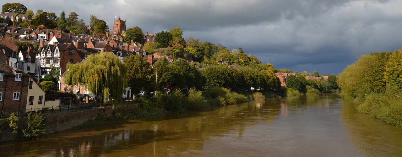 bridgnorth river shropshire free photo