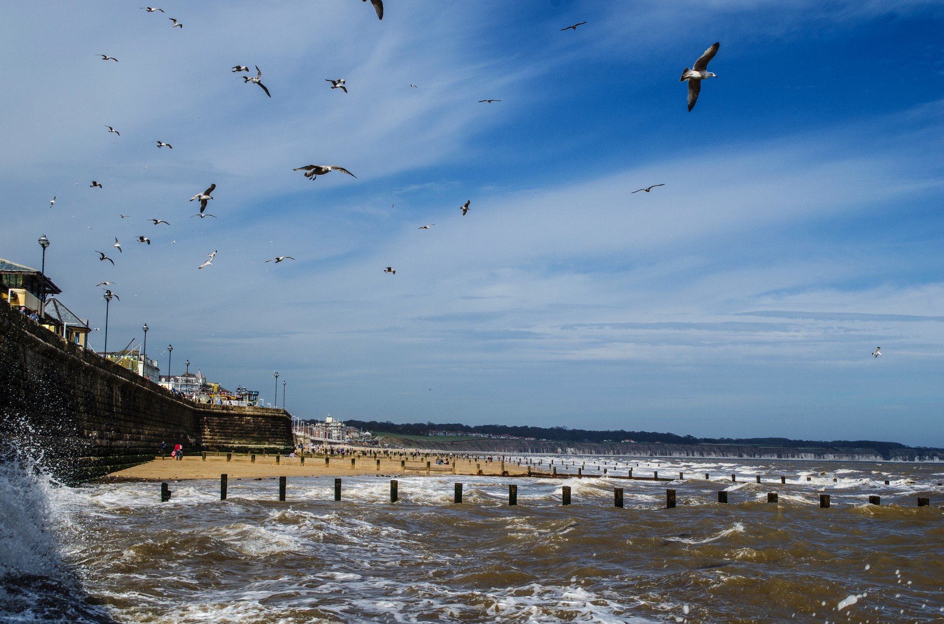 beach blue bridlington free photo