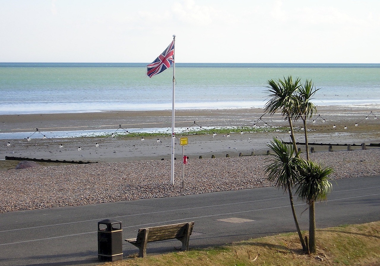 bridport beach england free photo