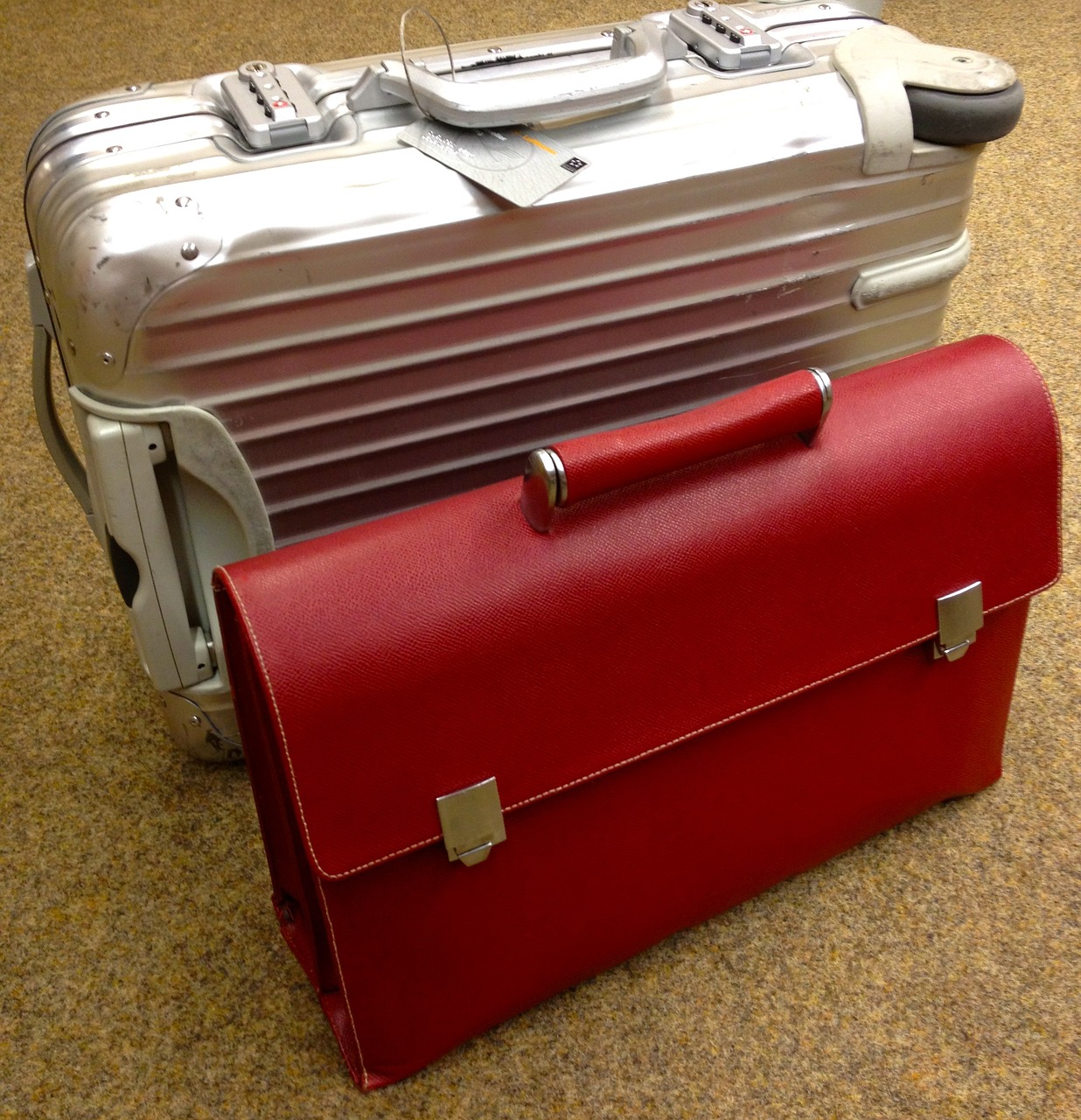 briefcase luggage travel free photo