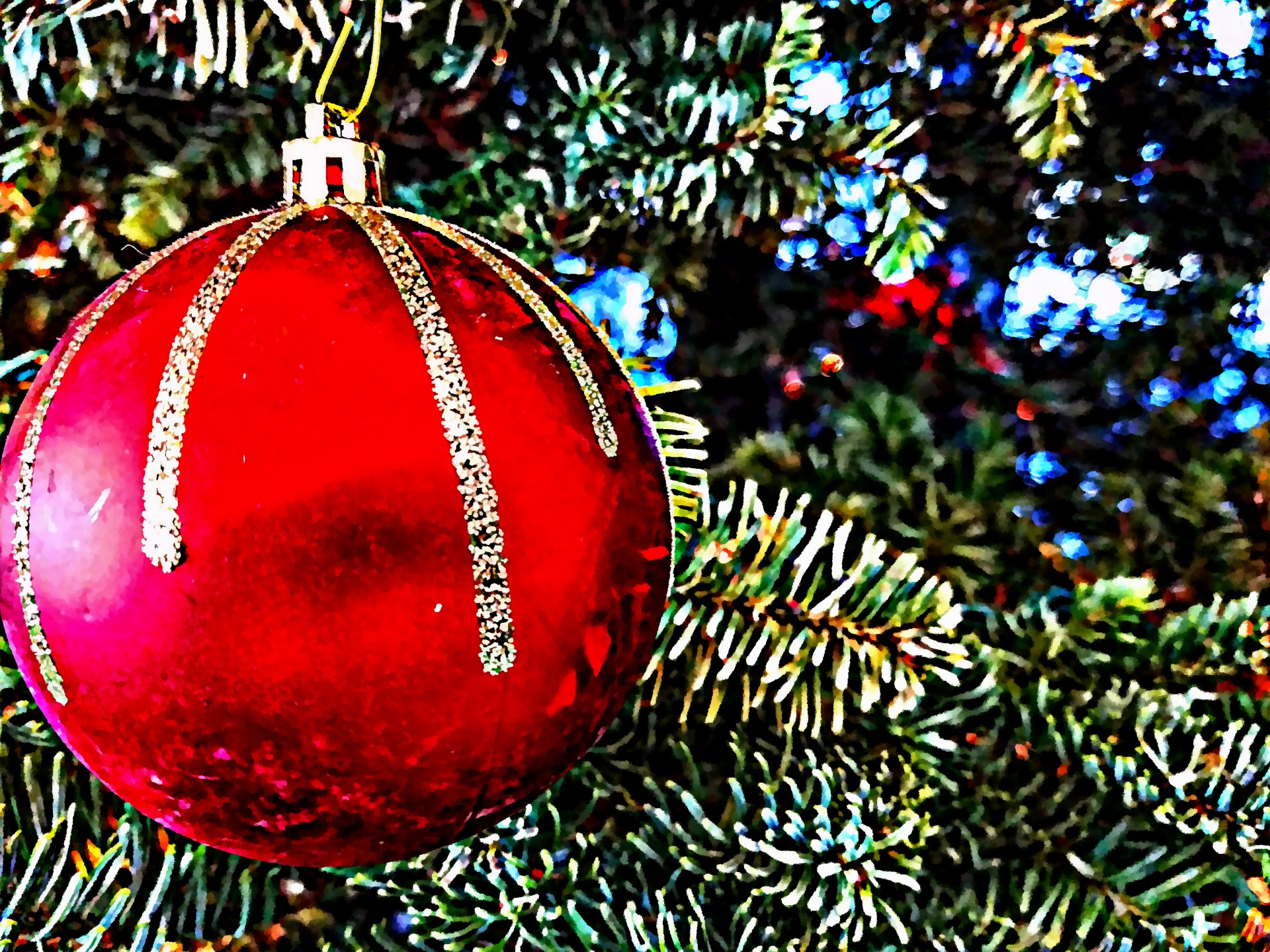 christmas christmas tree ornament free photo