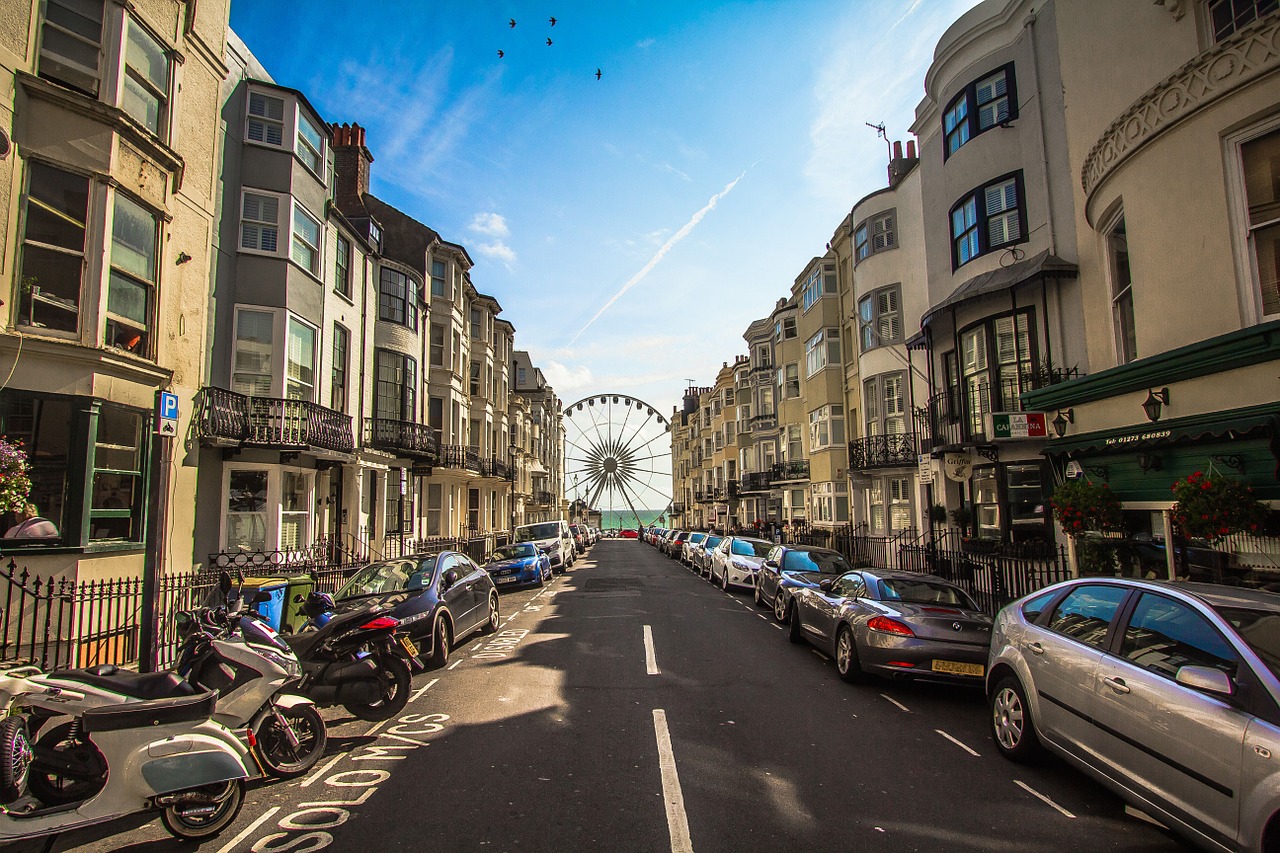 brighton promenade coast free photo