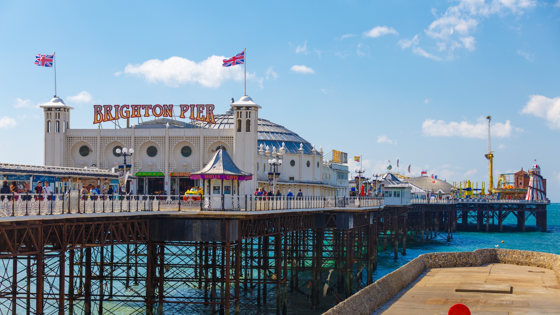 architecture beach brighton free photo