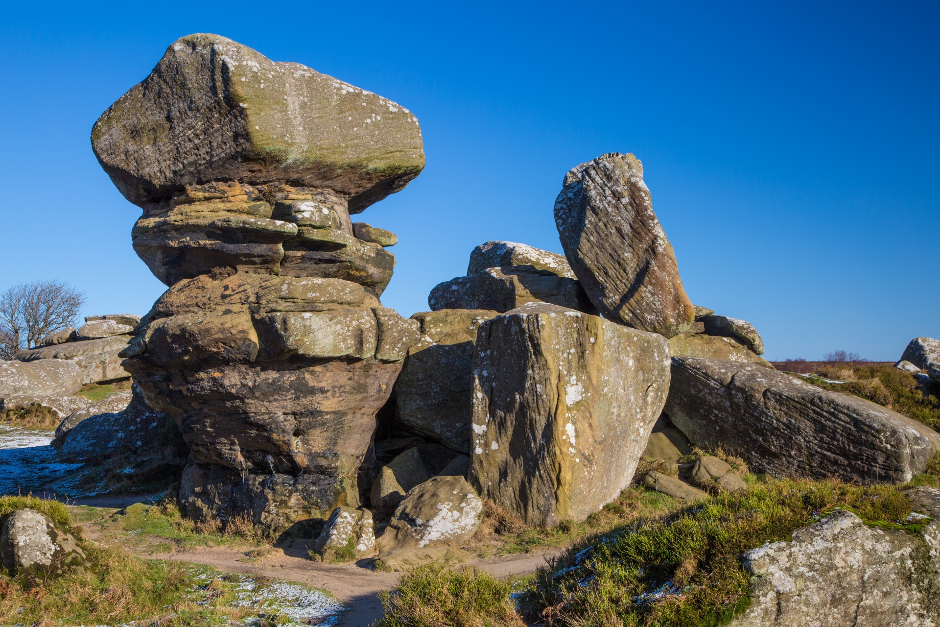 brimham rocks britain countryside free photo