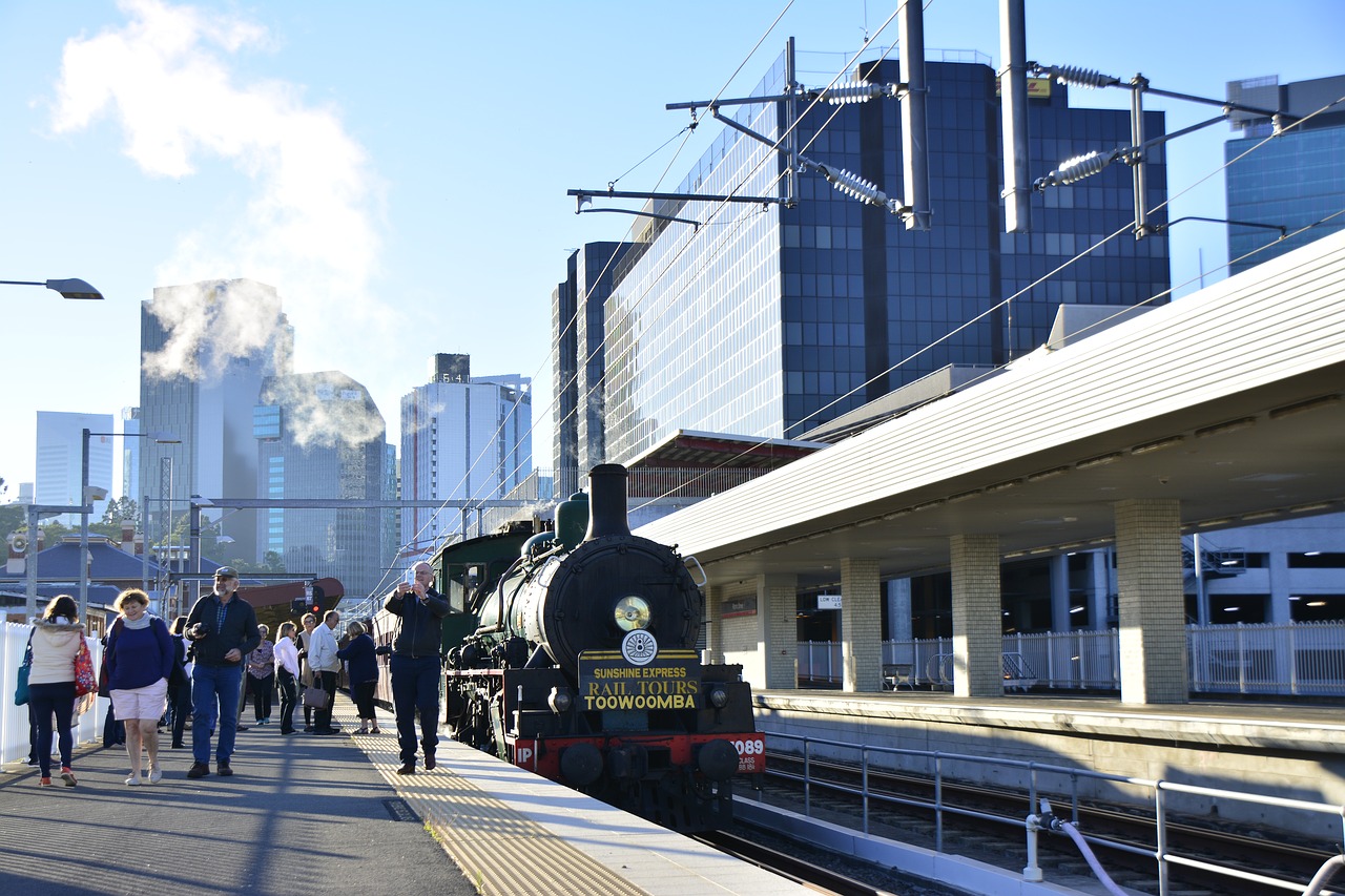 brisbane train steam free photo