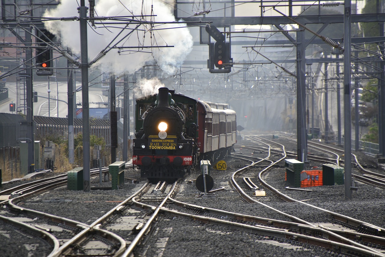 brisbane train steam free photo