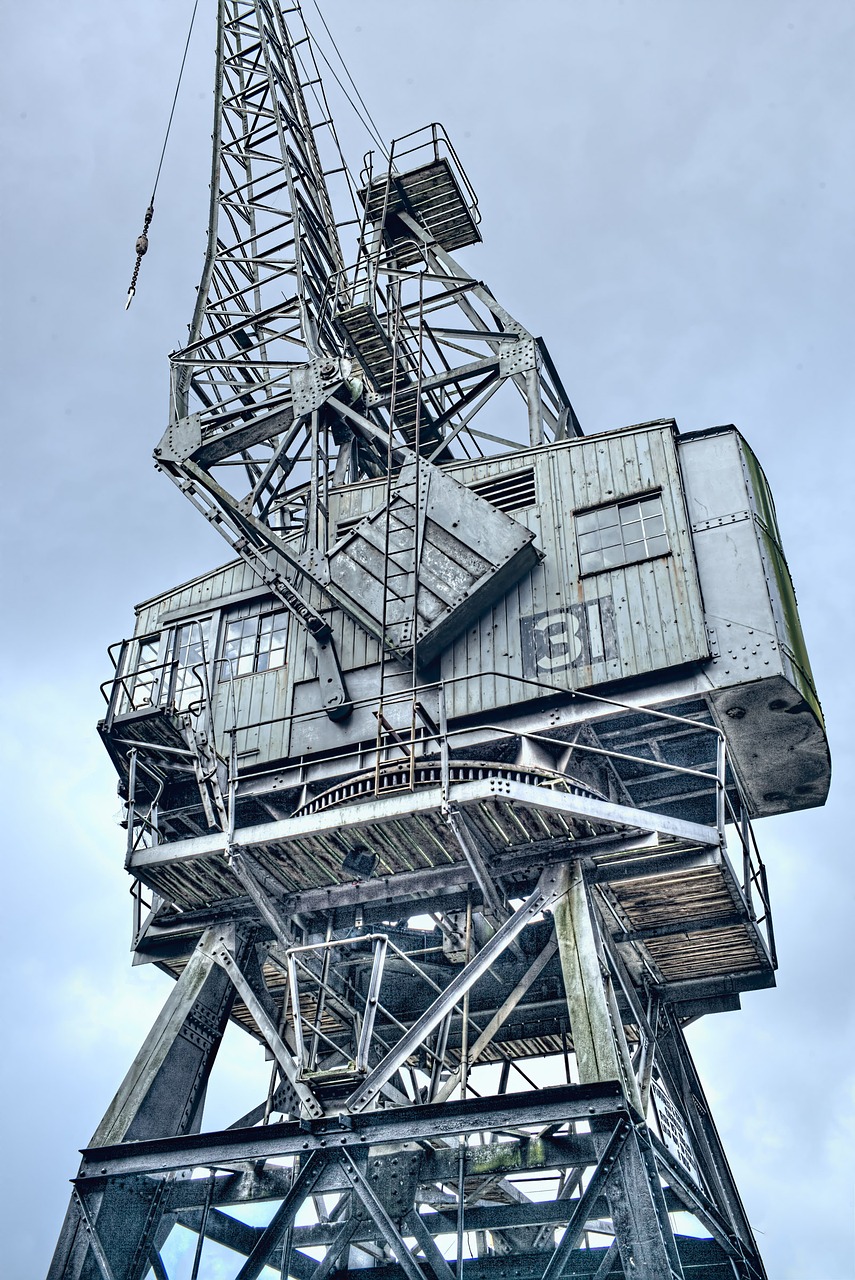 bristol docks crane free photo