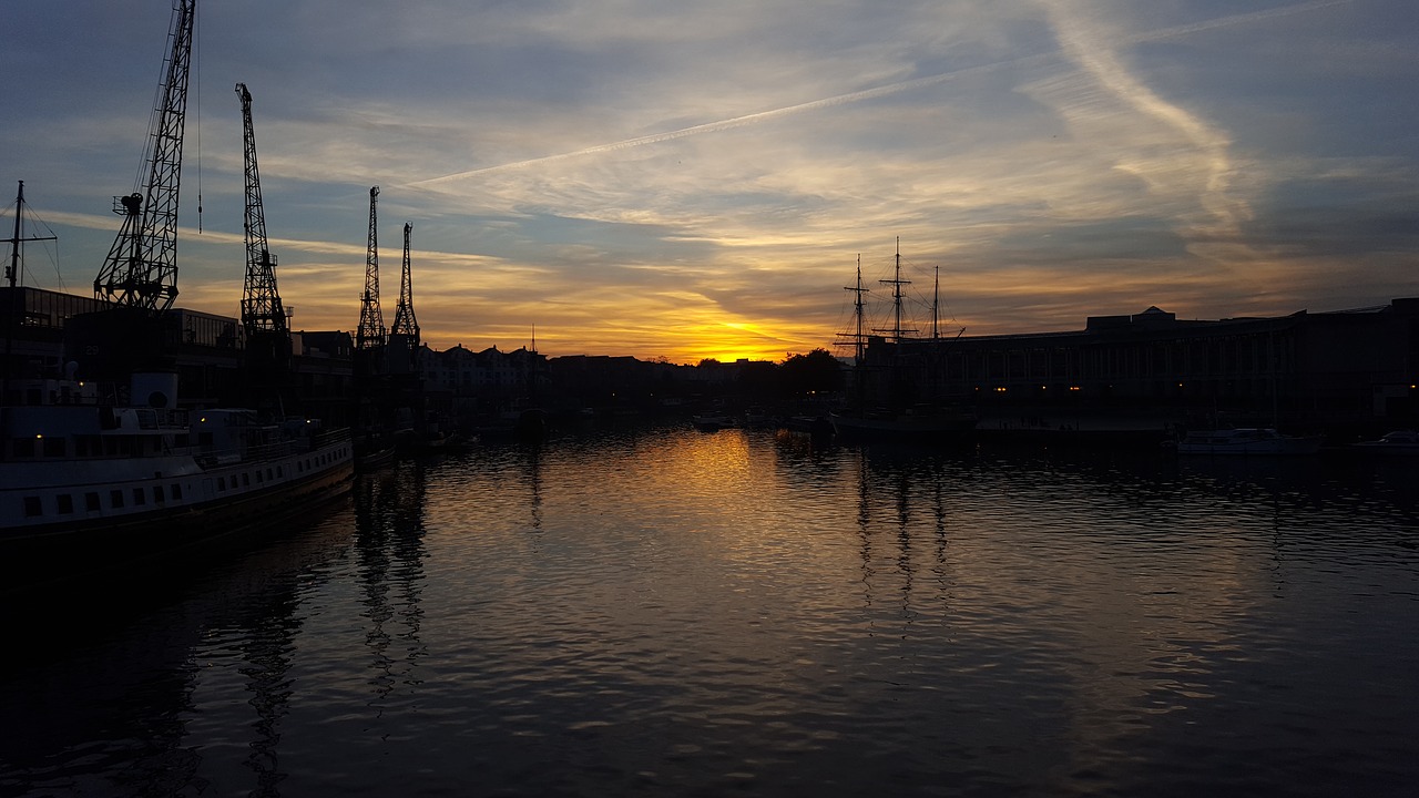 bristol sunset water free photo