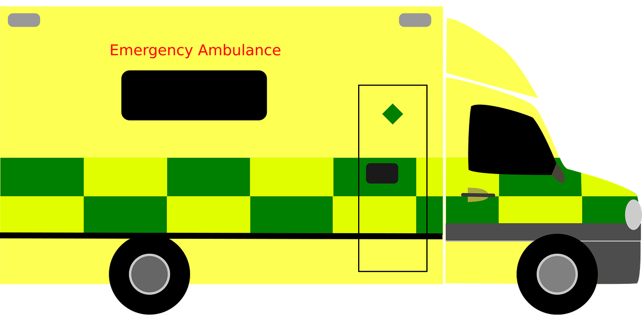 british ambulance vehicle emergency free photo
