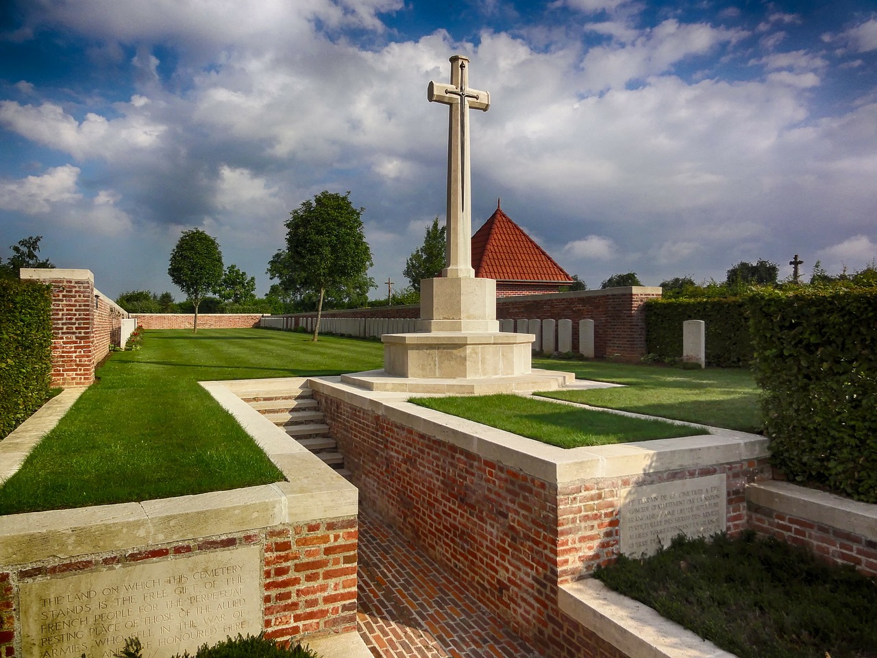 british cemetery france nord free photo