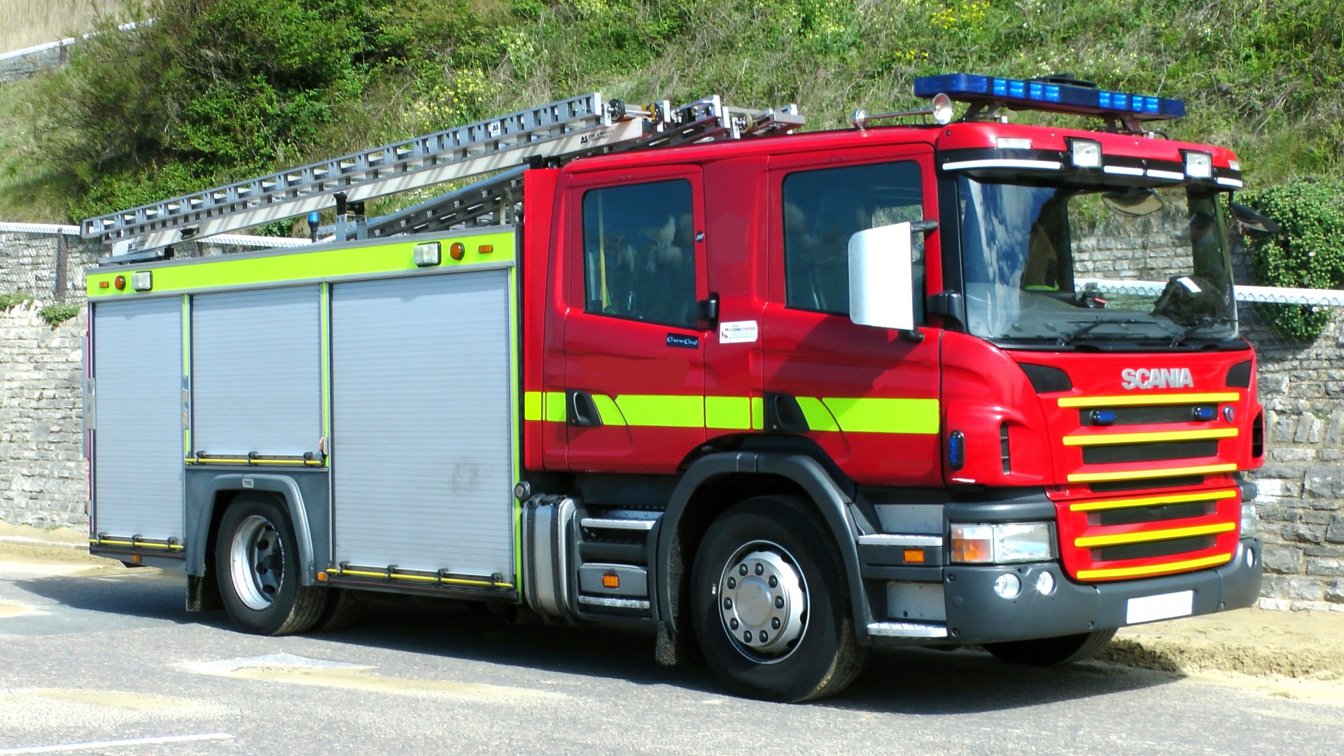british fire engine truck fire truck fire free photo