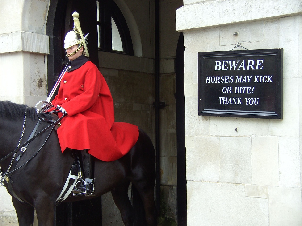 british guard horse soldier free photo