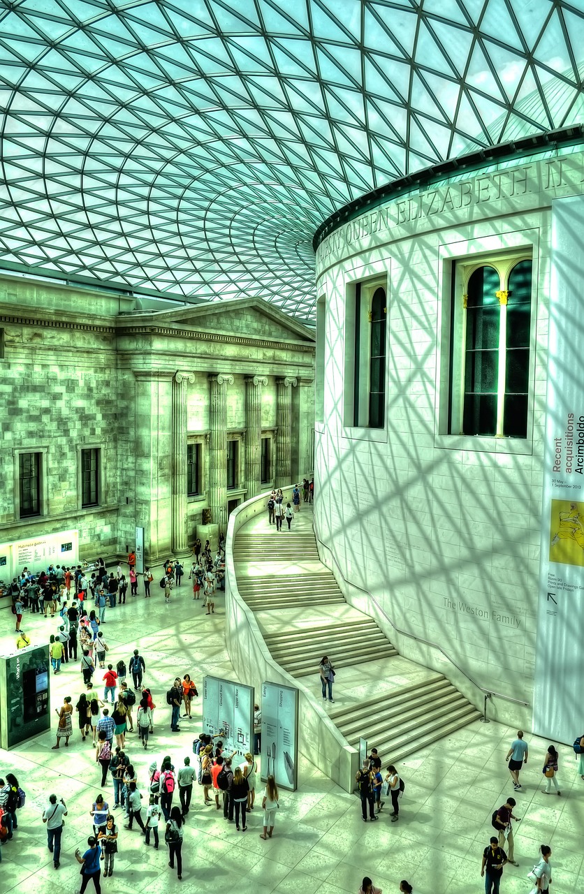 british museum light glass free photo