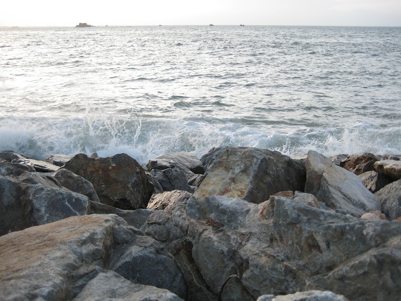 brittany sea beach free photo