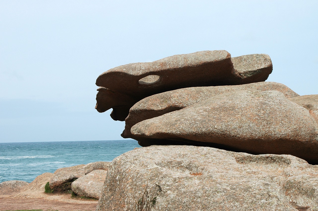 brittany coast france free photo