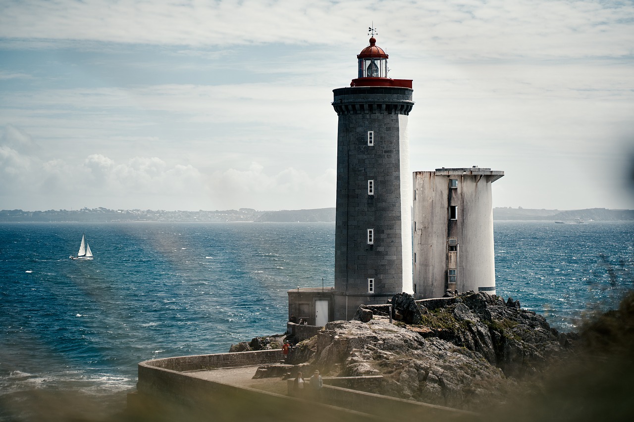 brittany lighthouse brittany coast free photo