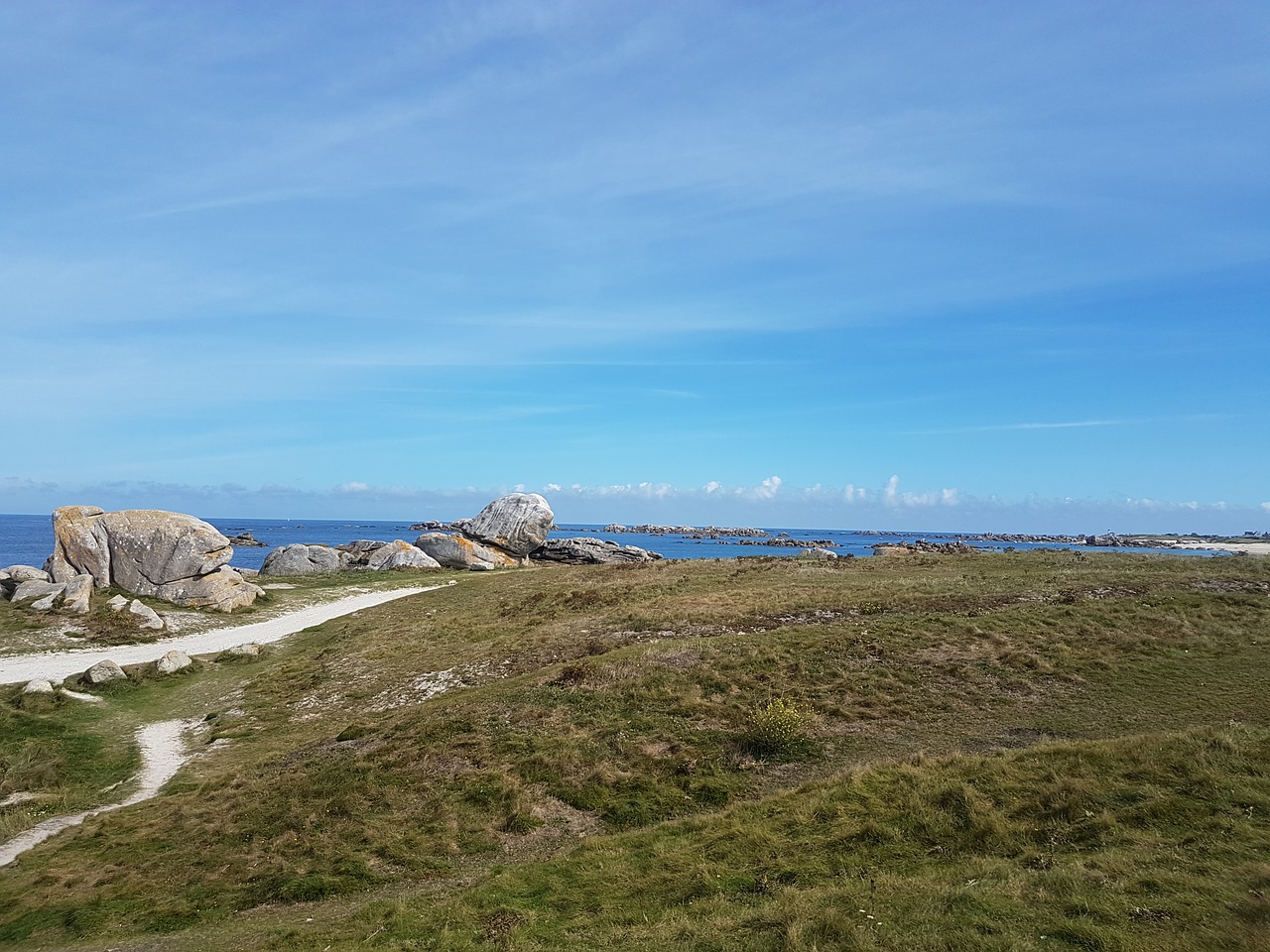 brittany coast littoral breton sea free photo