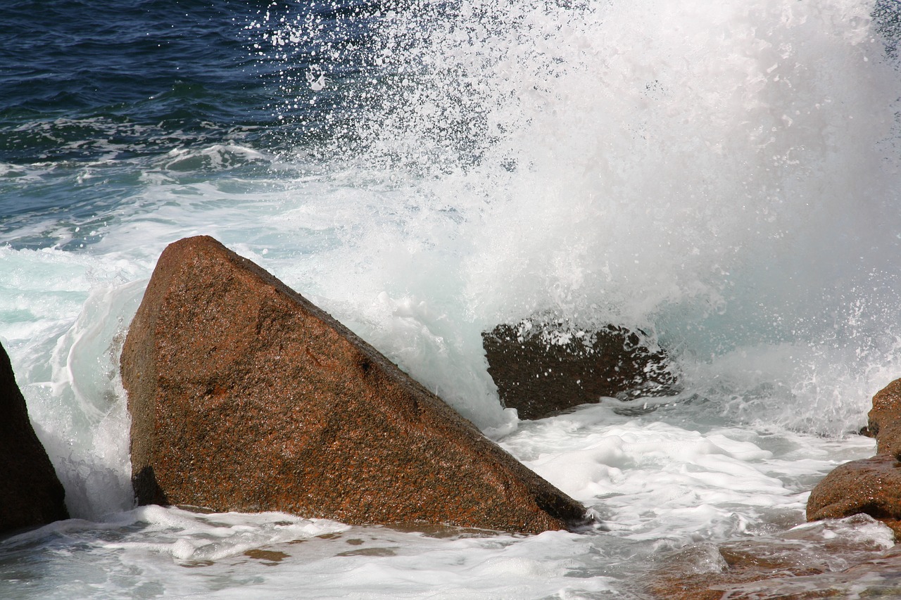 brittany  pink granite coast  side of armor free photo