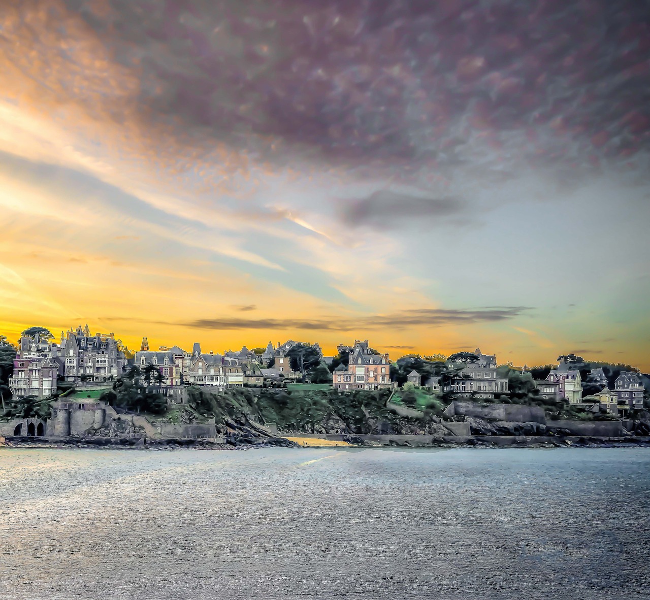 brittany  saint malo  landscape free photo