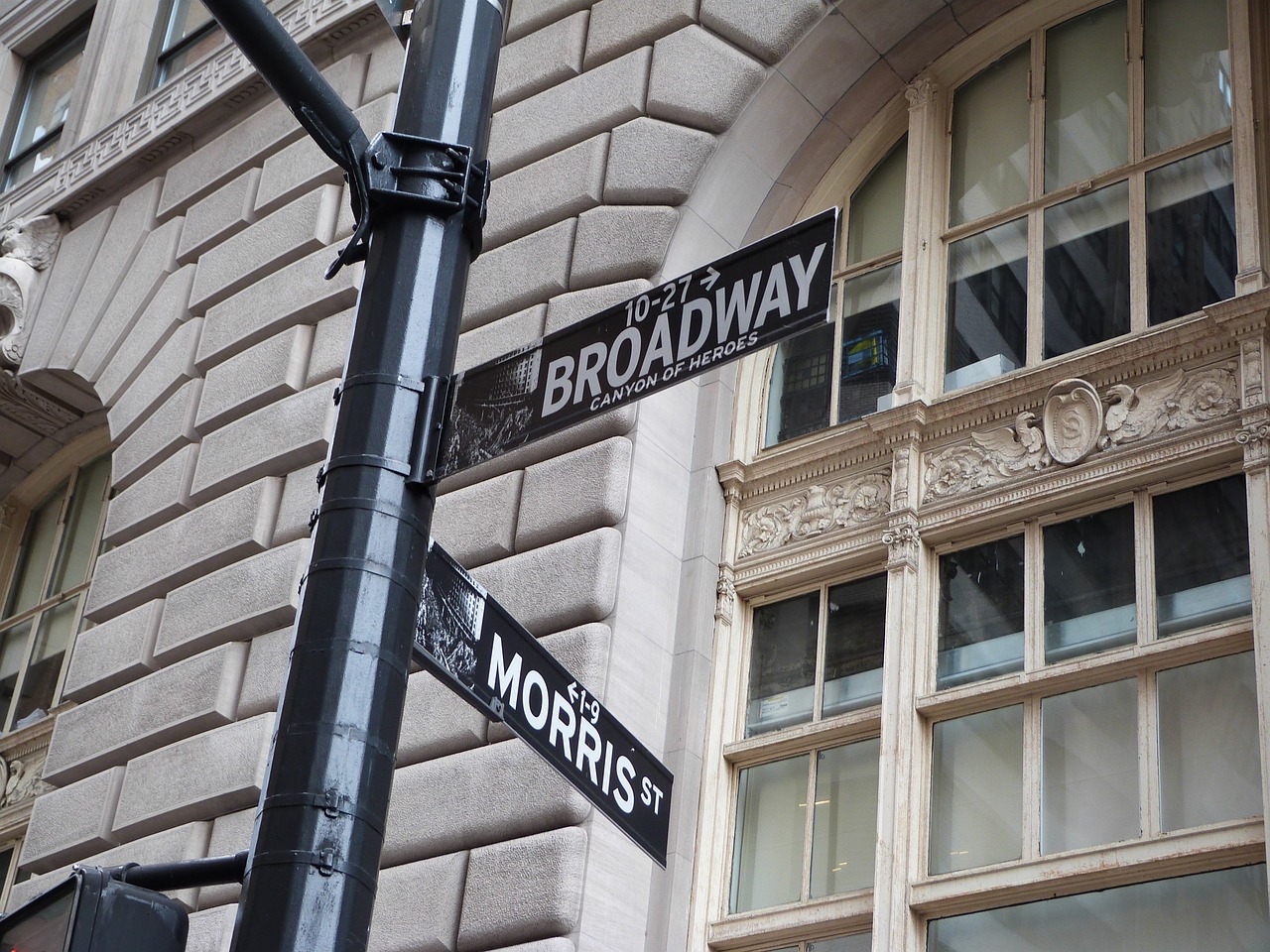 broadway street sign new york city free photo