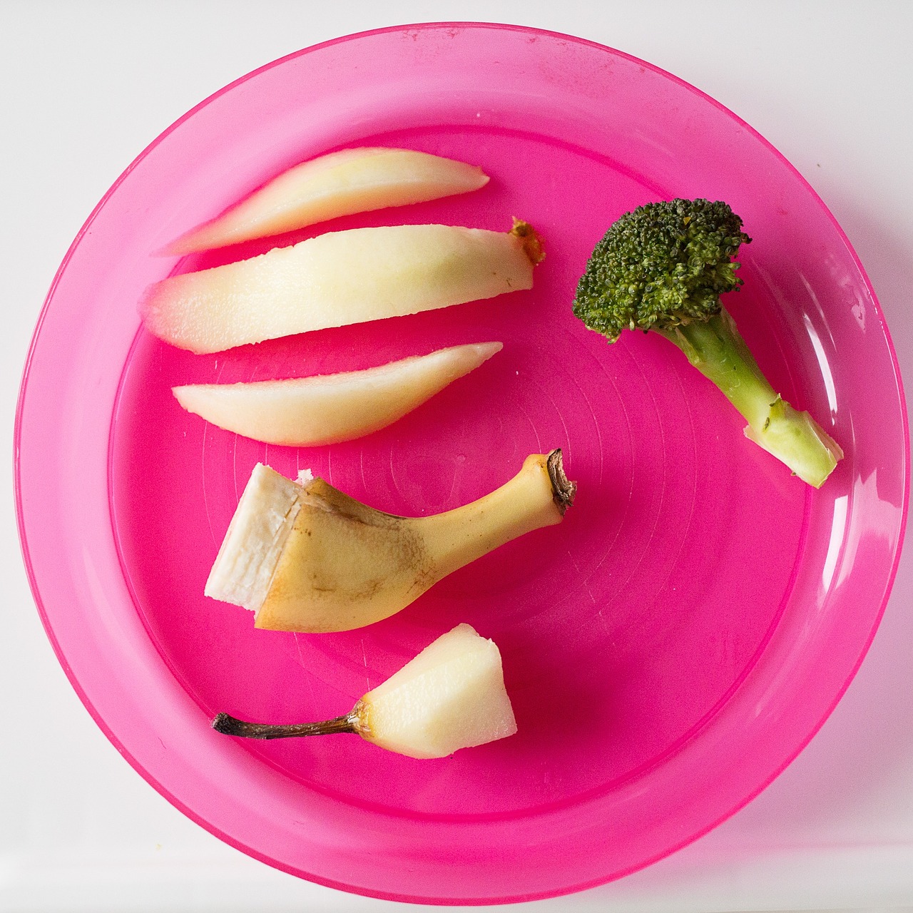 broccoli pear banana free photo