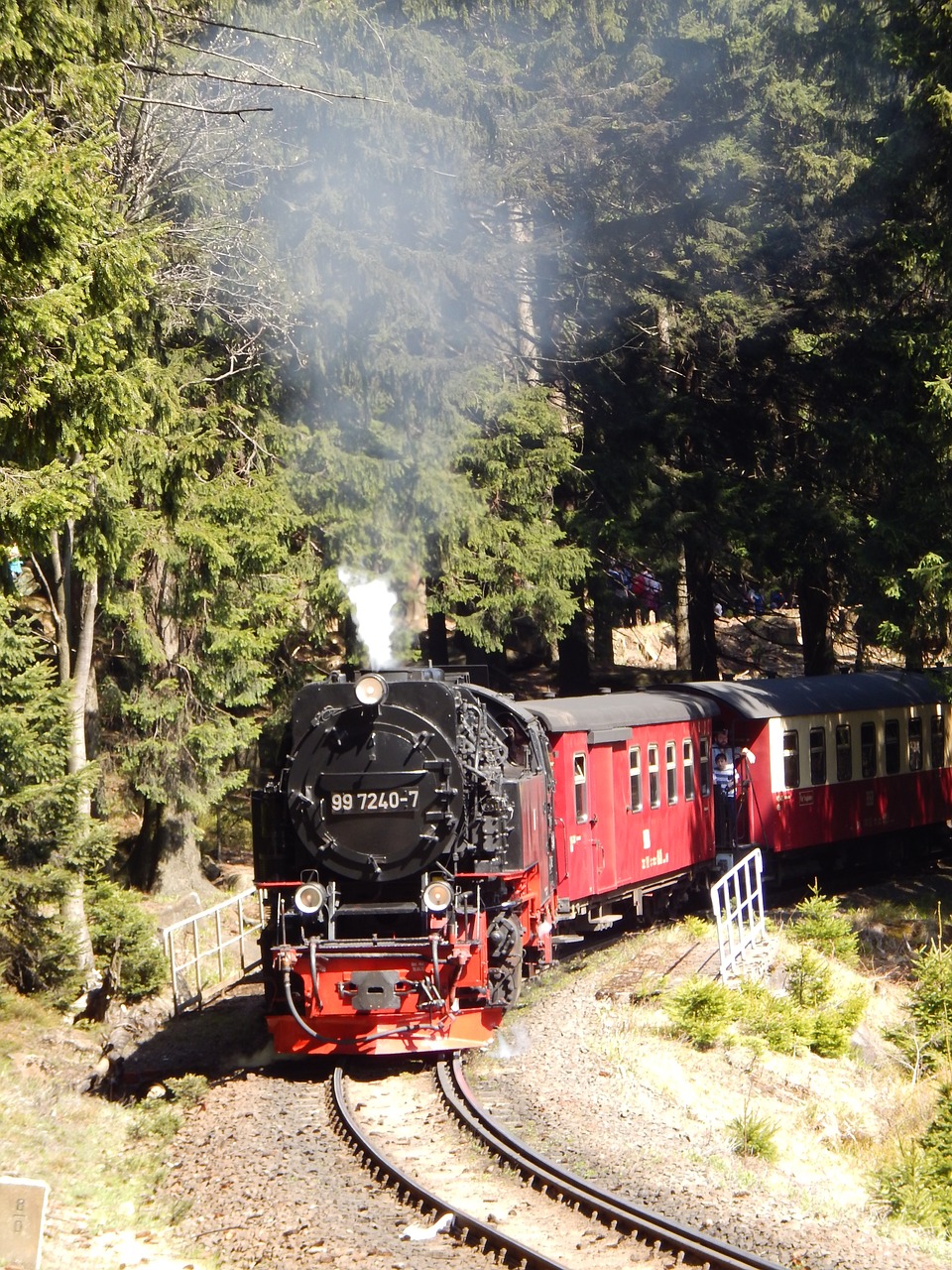 brocken railway resin steam locomotive free photo