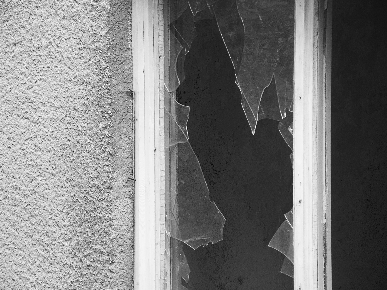 broken glass window free photo