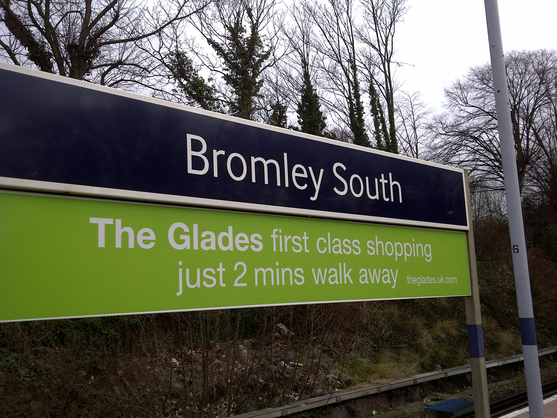 railway sign bromley free photo