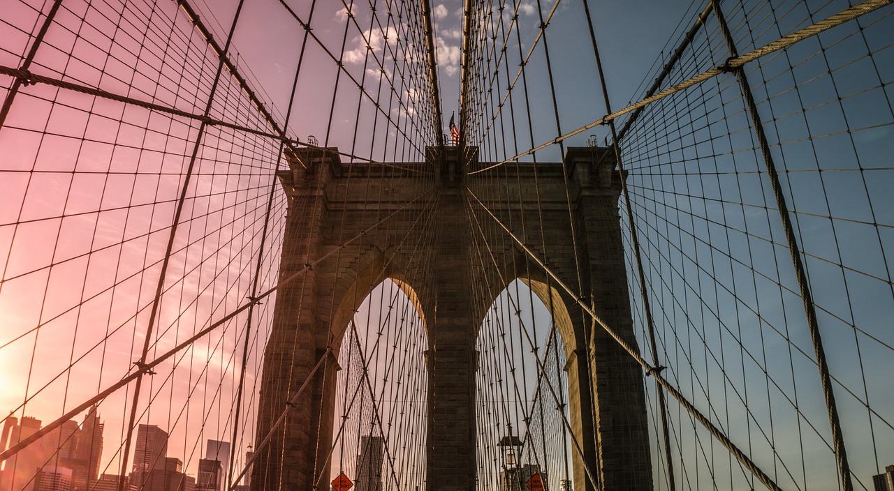 brookly bridge new york bridge free photo