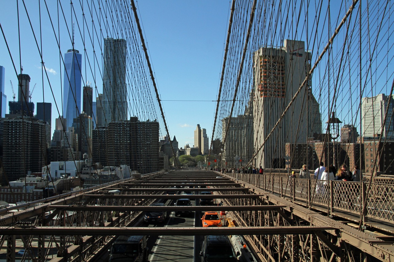 brooklyn bridge new york bridge free photo