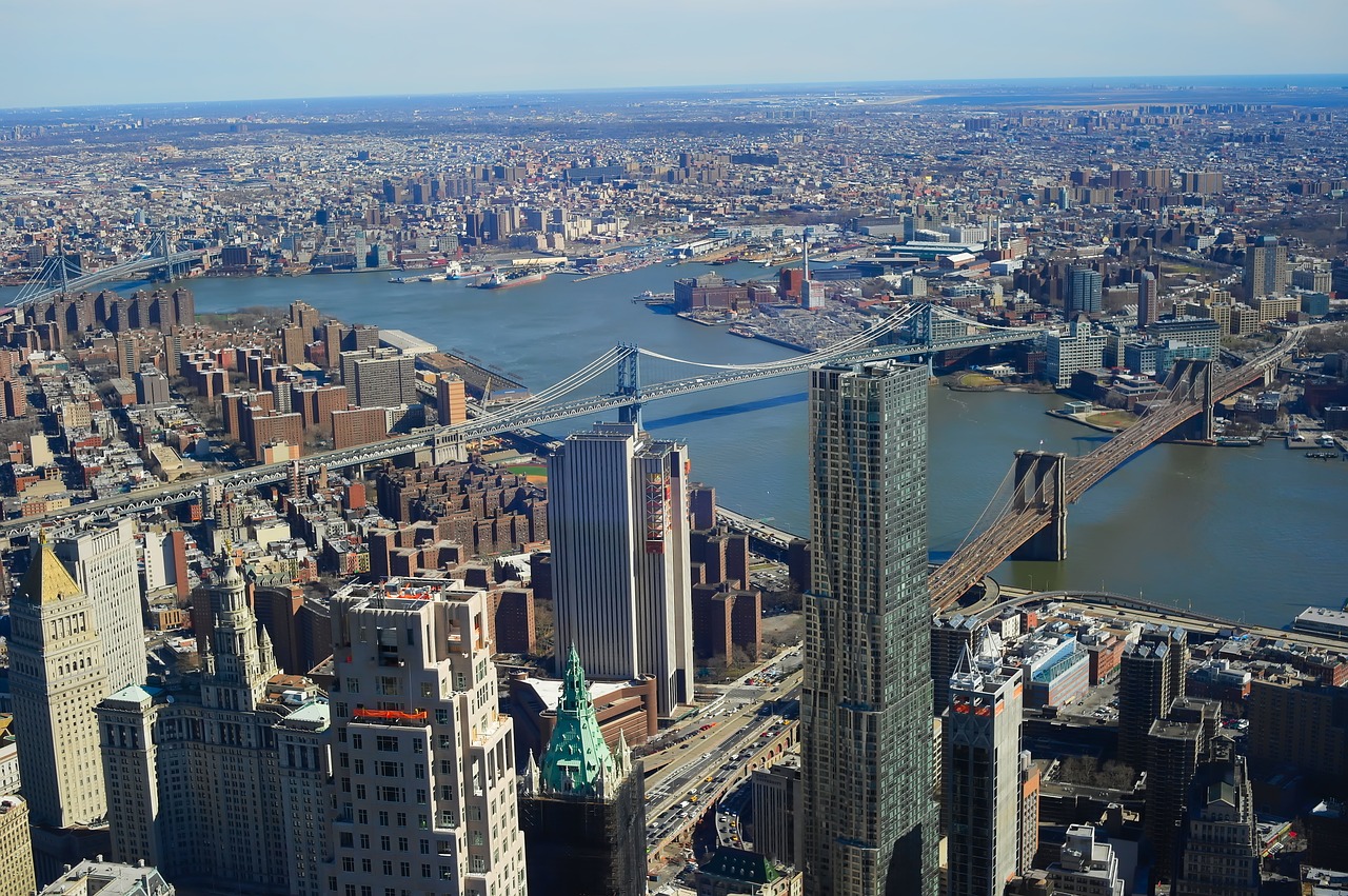 brooklyn bridge new york manhattan free photo