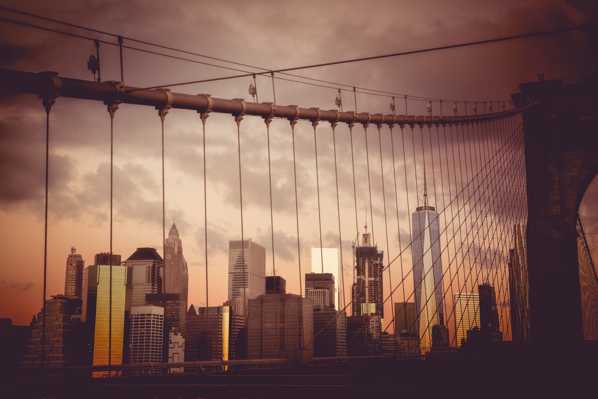 america architecture brooklyn bridge free photo