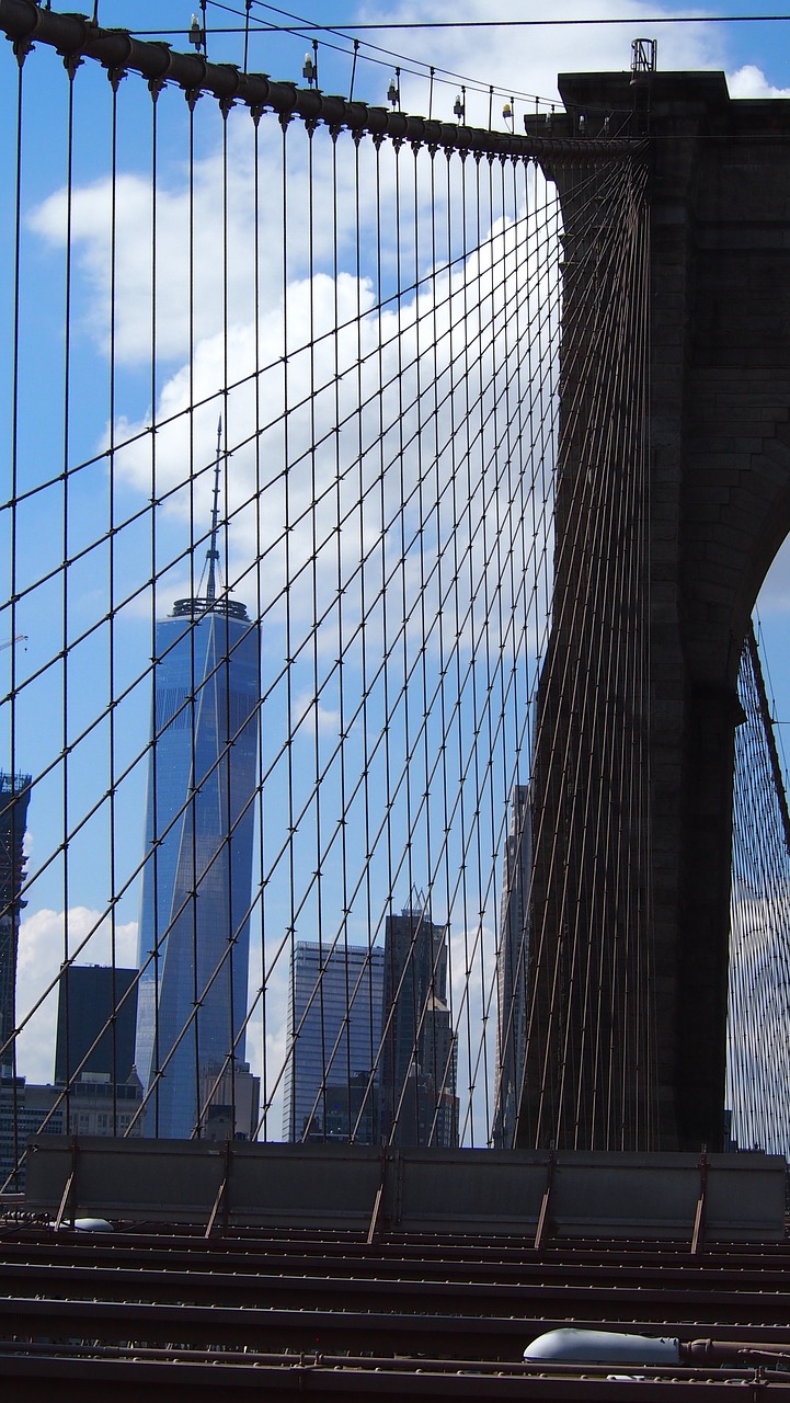 brooklyn bridge new york places of interest free photo