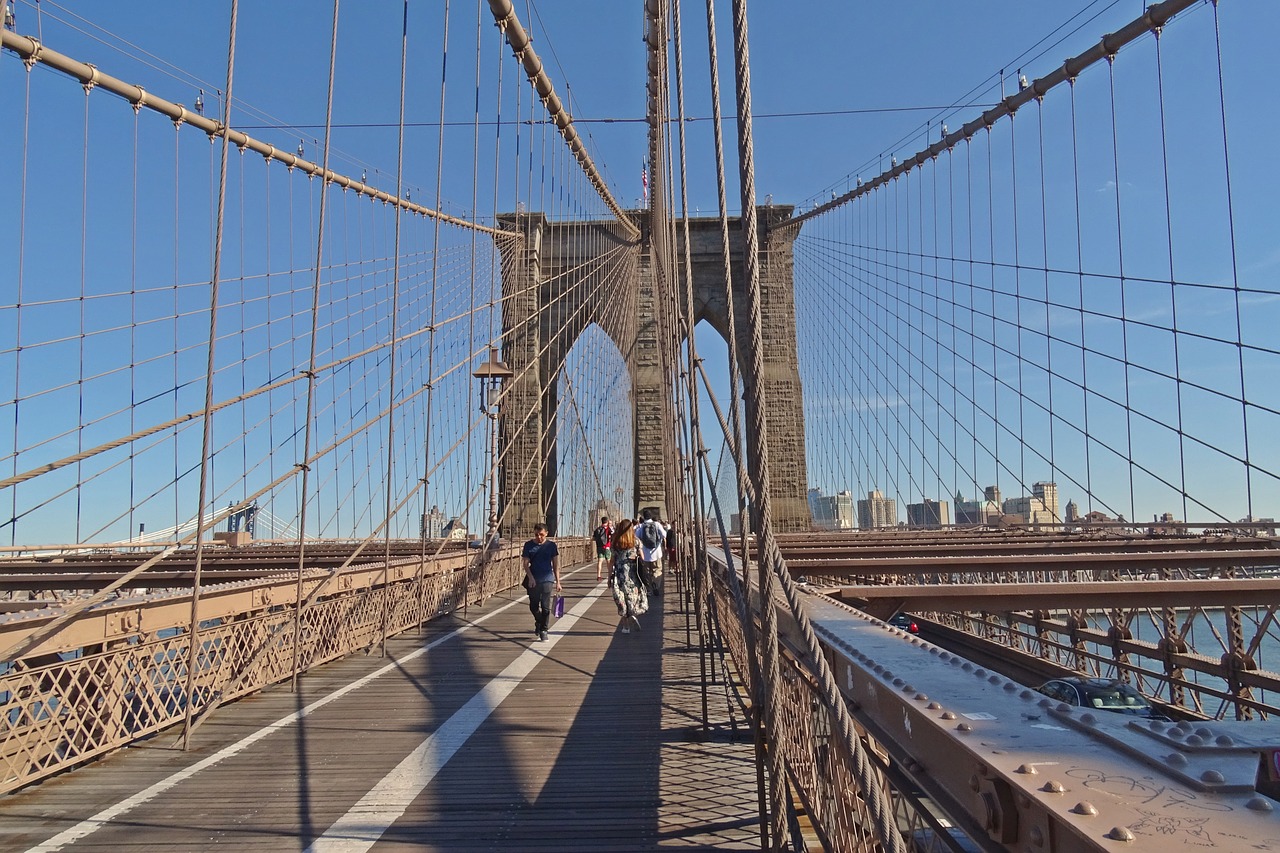 new york bridge brooklyn free photo