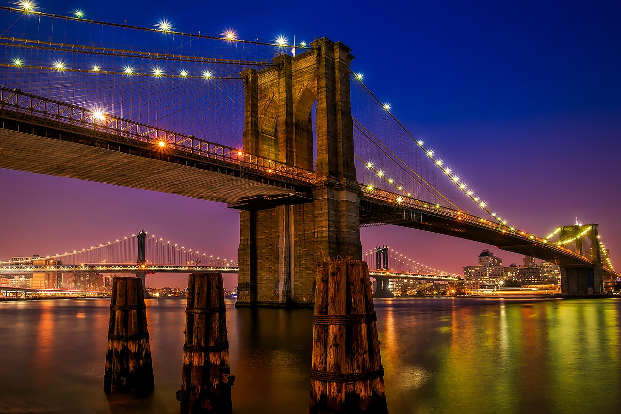 brooklyn bridge landmark historic free photo